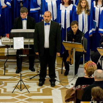 15 decembrie: Iaşi: Concertul "Juvenes Ecclesiae". Foto: Marius Jean Laurescu