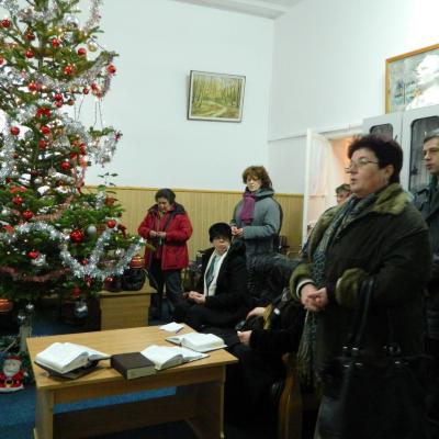 27 decembrie: Iaşi: Vizită de Crăciun la bolnavii de la spitalul Pădureni-Grajduri