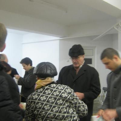 27 decembrie: Iaşi: Vizită de Crăciun la bolnavii de la spitalul Pădureni-Grajduri