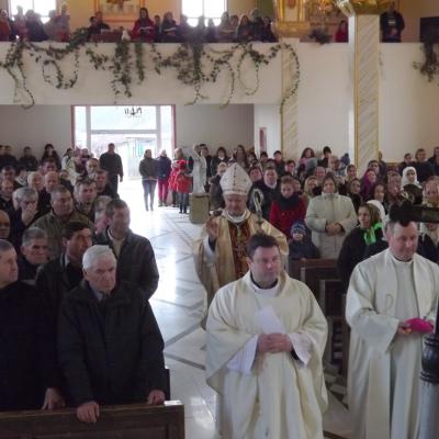 12 ianuarie: Săveni: Sărbătoarea Botezul Domnului împreună cu PS Aurel Percă