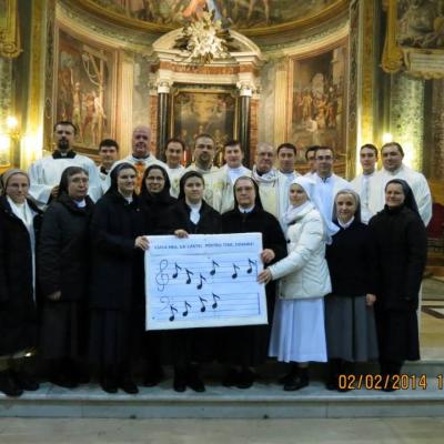 2 februarie: Roma: "Viaţa mea - un cântec pentru tine, Doamne"