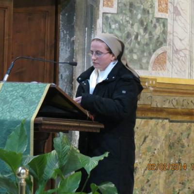 2 februarie: Roma: "Viaţa mea - un cântec pentru tine, Doamne"