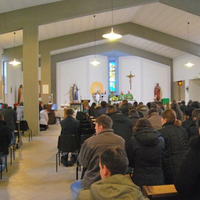 9 februarie: Ladispoli: Vizita PS Petru Gherghel la comunitatea românilor catolici