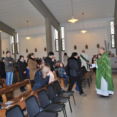 9 februarie: Ladispoli: Vizita PS Petru Gherghel la comunitatea românilor catolici