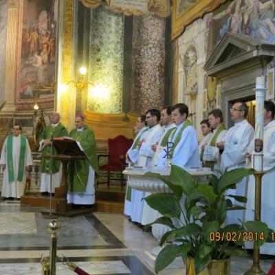 9 februarie: Roma: PS Petru Gherghel în vizită la românii catolici