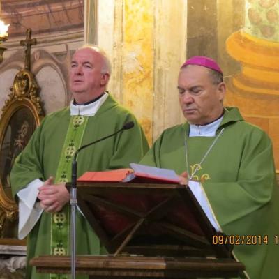 9 februarie: Roma: PS Petru Gherghel în vizită la românii catolici