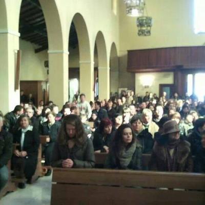 9 februarie: Roma: PS Petru Gherghel în vizită la românii catolici