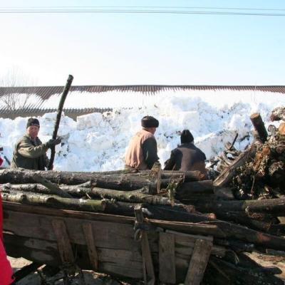 10-12 februarie: Cuca şi Măcişeni: "Încălzind case şi suflete" - acţiune a echipei de intervenţie a Centrului Diecezan Caritas