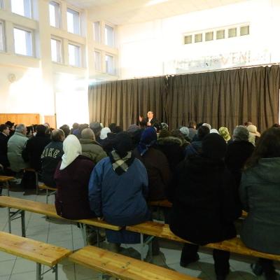 15 februarie: Mărgineni: Piesa de teatru "Anton Durcovici - omul cu faţa de bronz"