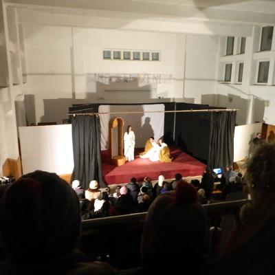 15 februarie: Mărgineni: Piesa de teatru "Anton Durcovici - omul cu faţa de bronz"