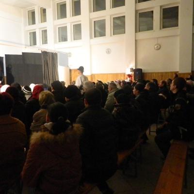 15 februarie: Mărgineni: Piesa de teatru "Anton Durcovici - omul cu faţa de bronz"