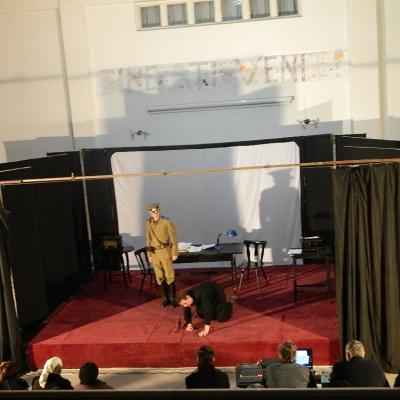 15 februarie: Mărgineni: Piesa de teatru "Anton Durcovici - omul cu faţa de bronz"