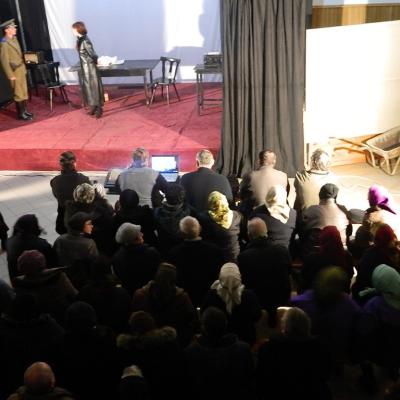 15 februarie: Mărgineni: Piesa de teatru "Anton Durcovici - omul cu faţa de bronz"