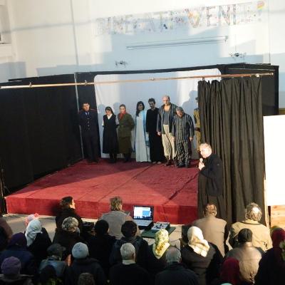 15 februarie: Mărgineni: Piesa de teatru "Anton Durcovici - omul cu faţa de bronz"