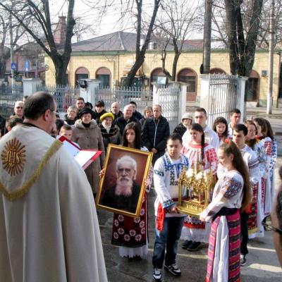 22 februarie: Galaţi: Vizita relicvei fericitului Vladimir Ghika