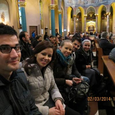 2 martie: Roma: Tineri români în pelerinaj la sanctuarul dedicat sfintei Rita de la Cascia