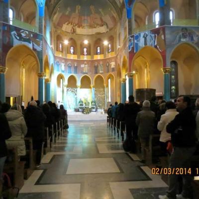 2 martie: Roma: Tineri români în pelerinaj la sanctuarul dedicat sfintei Rita de la Cascia
