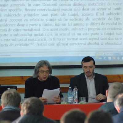 10 martie: Roman: Simpozionul internaţional de filosofie "Itinerarii metafizice"