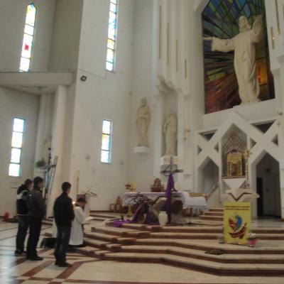 18 martie: Bacău: Liceeni pe Calea sfintei cruci pentru viaţă