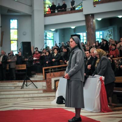 19 martie: Bacău: Profesiunea solemnă a sr. Monica Martin