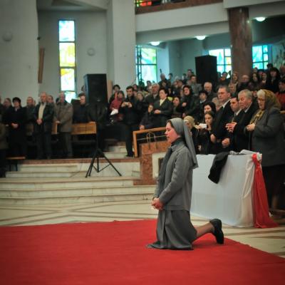19 martie: Bacău: Profesiunea solemnă a sr. Monica Martin