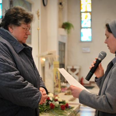 19 martie: Bacău: Profesiunea solemnă a sr. Monica Martin
