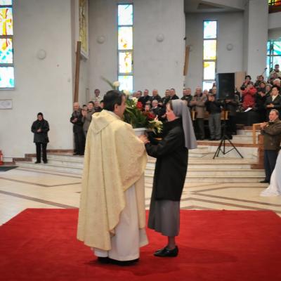 19 martie: Bacău: Profesiunea solemnă a sr. Monica Martin