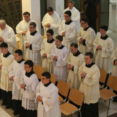 19 martie: Iaşi: Sărbătoarea Sfântul Iosif - hramul Institutului Teologic şi instituirea de lectori şi acoliţi