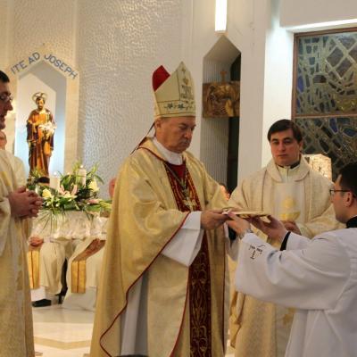 19 martie: Iaşi: Sărbătoarea Sfântul Iosif - hramul Institutului Teologic şi instituirea de lectori şi acoliţi