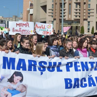 22 martie: Bacău: Marşul pentru viaţă