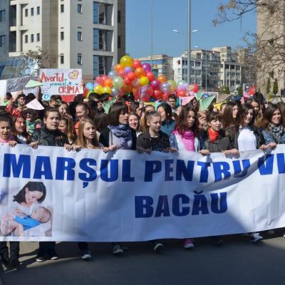 22 martie: Bacău: Marşul pentru viaţă