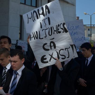 22 martie: Bacău: Marşul pentru viaţă