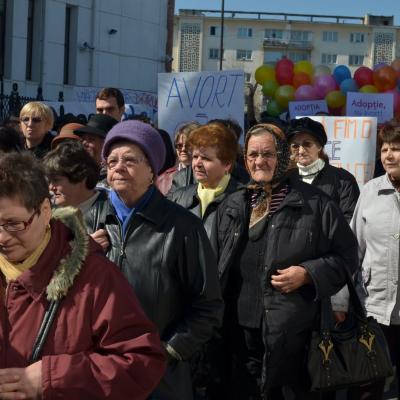 22 martie: Bacău: Marşul pentru viaţă