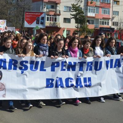 22 martie: Bacău: Marşul pentru viaţă