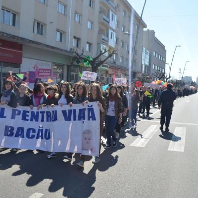 22 martie: Bacău: Marşul pentru viaţă