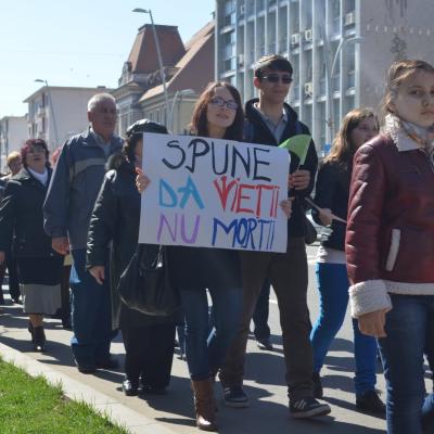 22 martie: Bacău: Marşul pentru viaţă