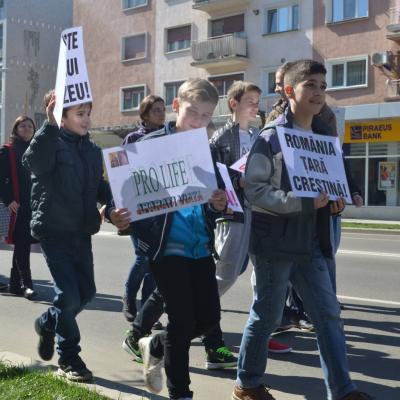 22 martie: Bacău: Marşul pentru viaţă