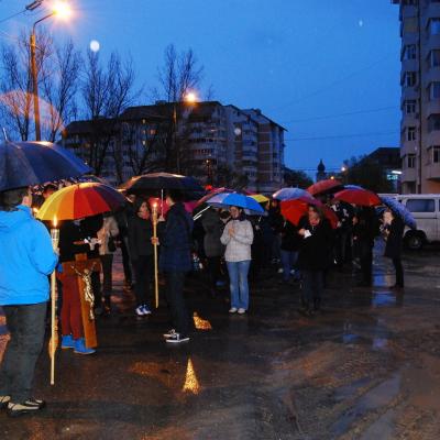 15 aprilie: Iaşi: Calea crucii pe Dealul Cetăţuia