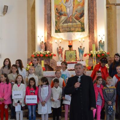 21 aprilie: Cleja "Sfântul Francisc": Program artistic pregătit de copii