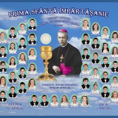 4 mai: Bacău "Sfântul Nicolae": Prima Sfântă Împărtăşanie a copiilor