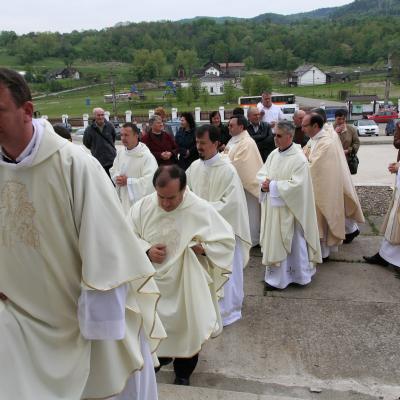 10 mai: Pelerinajul bolnavilor la sanctuarul marian de la Cacica
