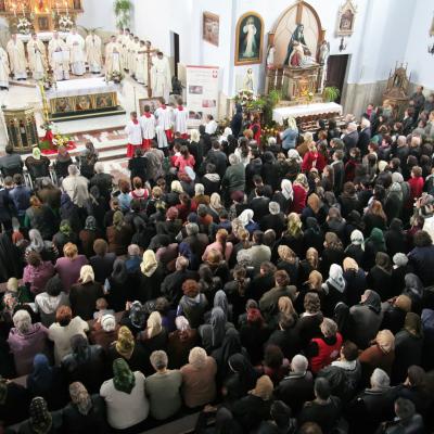 10 mai: Pelerinajul bolnavilor la sanctuarul marian de la Cacica