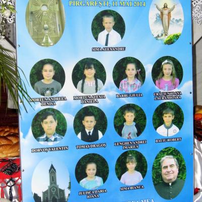 11 mai: Pârgăreşti: Prima Împărtăşanie