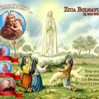 13 mai: Iaşi: Ziua Bolnavului în Parohia "Sfântul Anton de Padova"