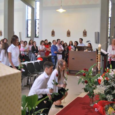 1 iunie: Ladispoli: Primirea sacramentului Mirului