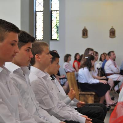 1 iunie: Ladispoli: Primirea sacramentului Mirului