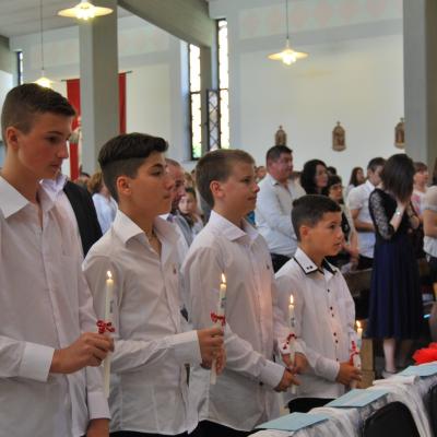 1 iunie: Ladispoli: Primirea sacramentului Mirului