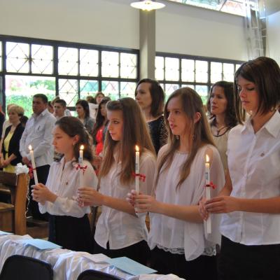 1 iunie: Ladispoli: Primirea sacramentului Mirului