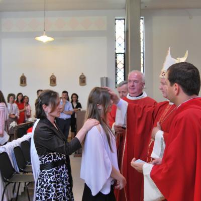 1 iunie: Ladispoli: Primirea sacramentului Mirului