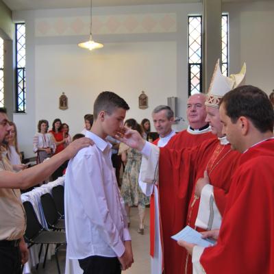 1 iunie: Ladispoli: Primirea sacramentului Mirului